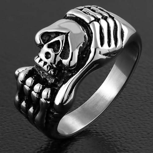 You Have Me Wrapped Around Your Finger Skull Ring (c168)