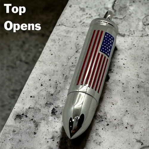 Stars and Stripes Memorial URN Pendant