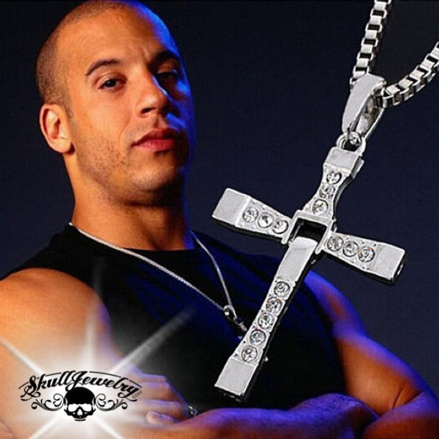 Fast And Furious Vin Diesel Dominic Toretto Cross Pendant