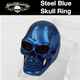 Big, Bold & Heavy STEEL BLUE Skull Ring