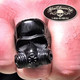 BLACK Cold War Gas Mask Ring