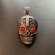 $20 Tuesday 'Les Yeux Rouges' All Stainless Skull Pendant (p273)