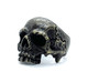 Bronze Warrior Stainless Steel Skull Ring - no lower jaw