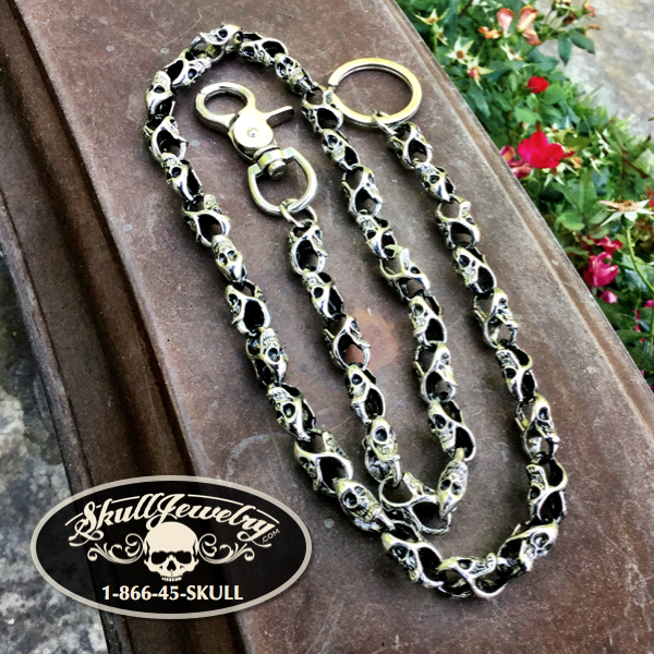 31 'Rock 'n Roll Hootchie Koo' Skull Wallet Chain (WALLET_CHAIN012) 