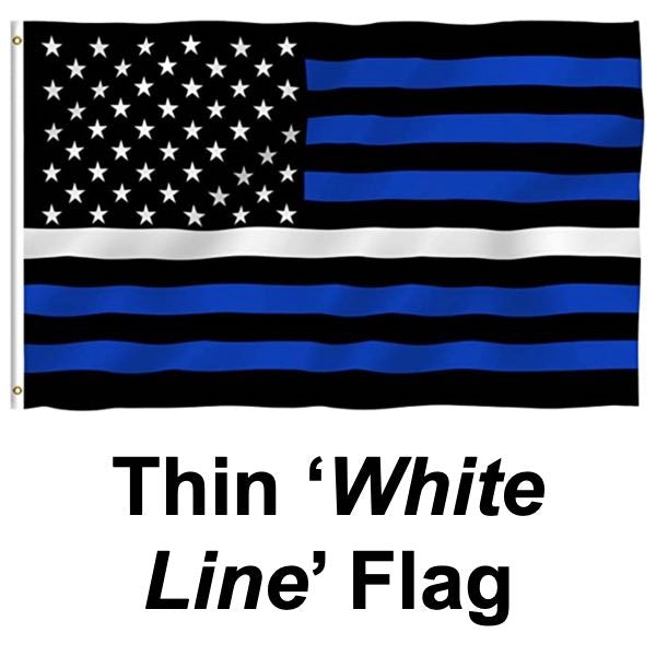 Thin White Line Flag