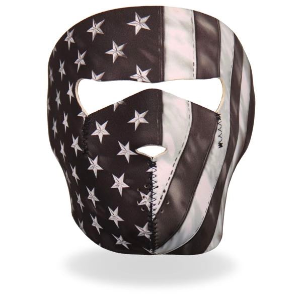 Dust Mask For Riding - 'Freedom Fighter' Black And White Face Mask ...