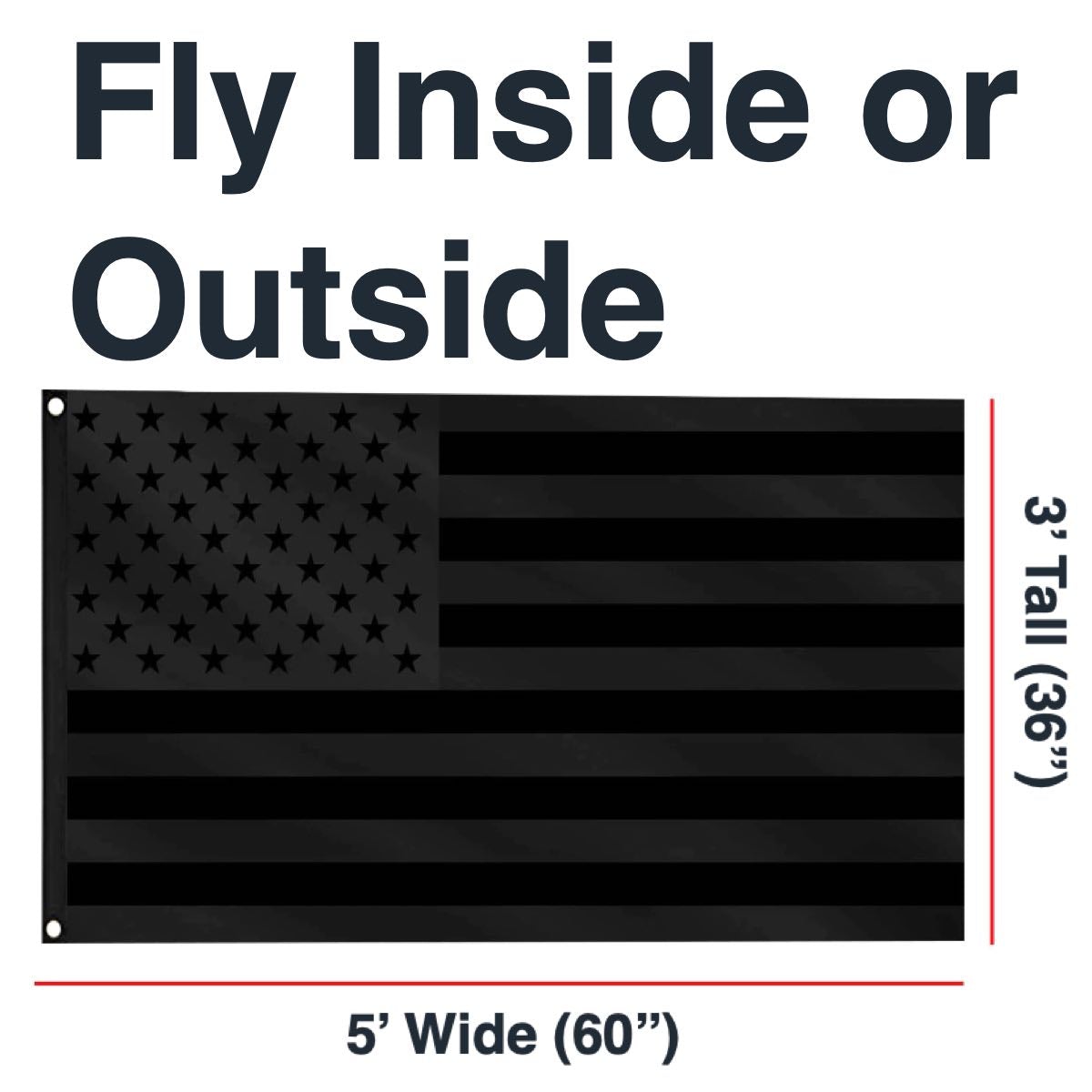 What does the black American flag mean?