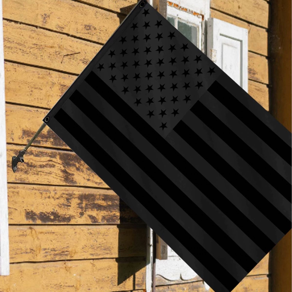 What does the black American flag mean?