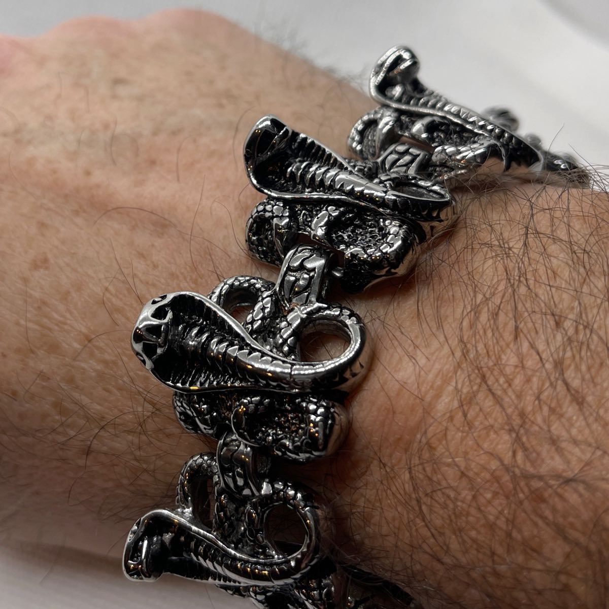 Bold Snake Chain Bracelet