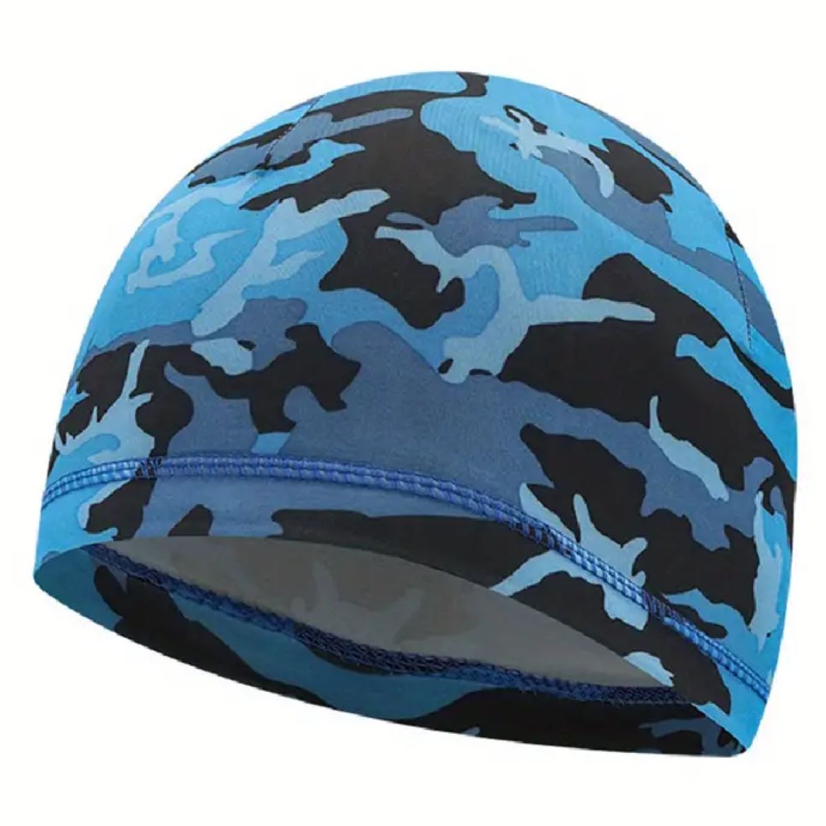 StealthRider: The Blue Camo Performance Riding Cap (#skullcap-H ...