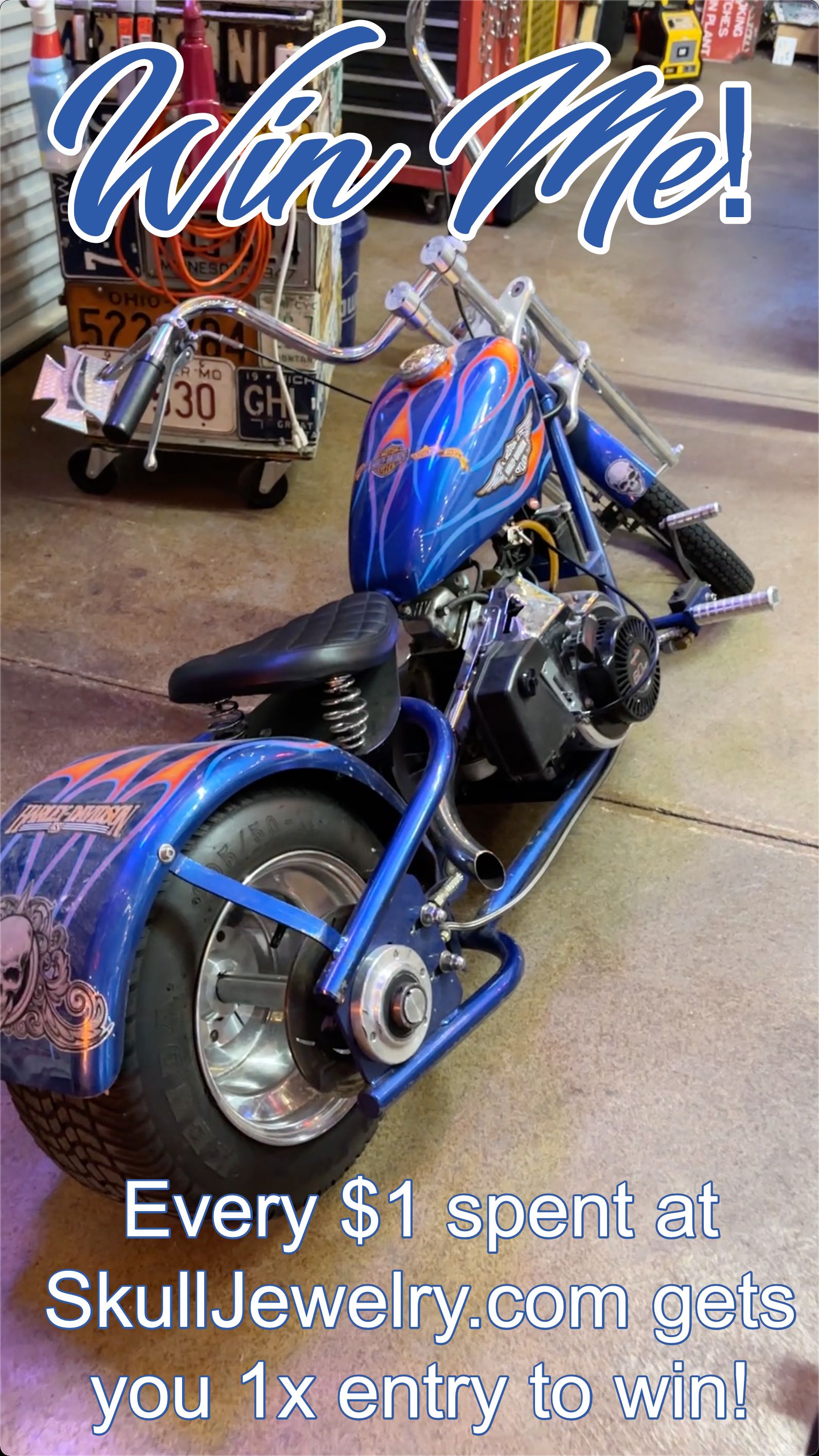 Rev Up Your Ride: Enter to Win a Mini Motorcycle Chopper Giveaway