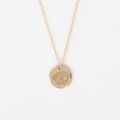 Engraved Print Necklace