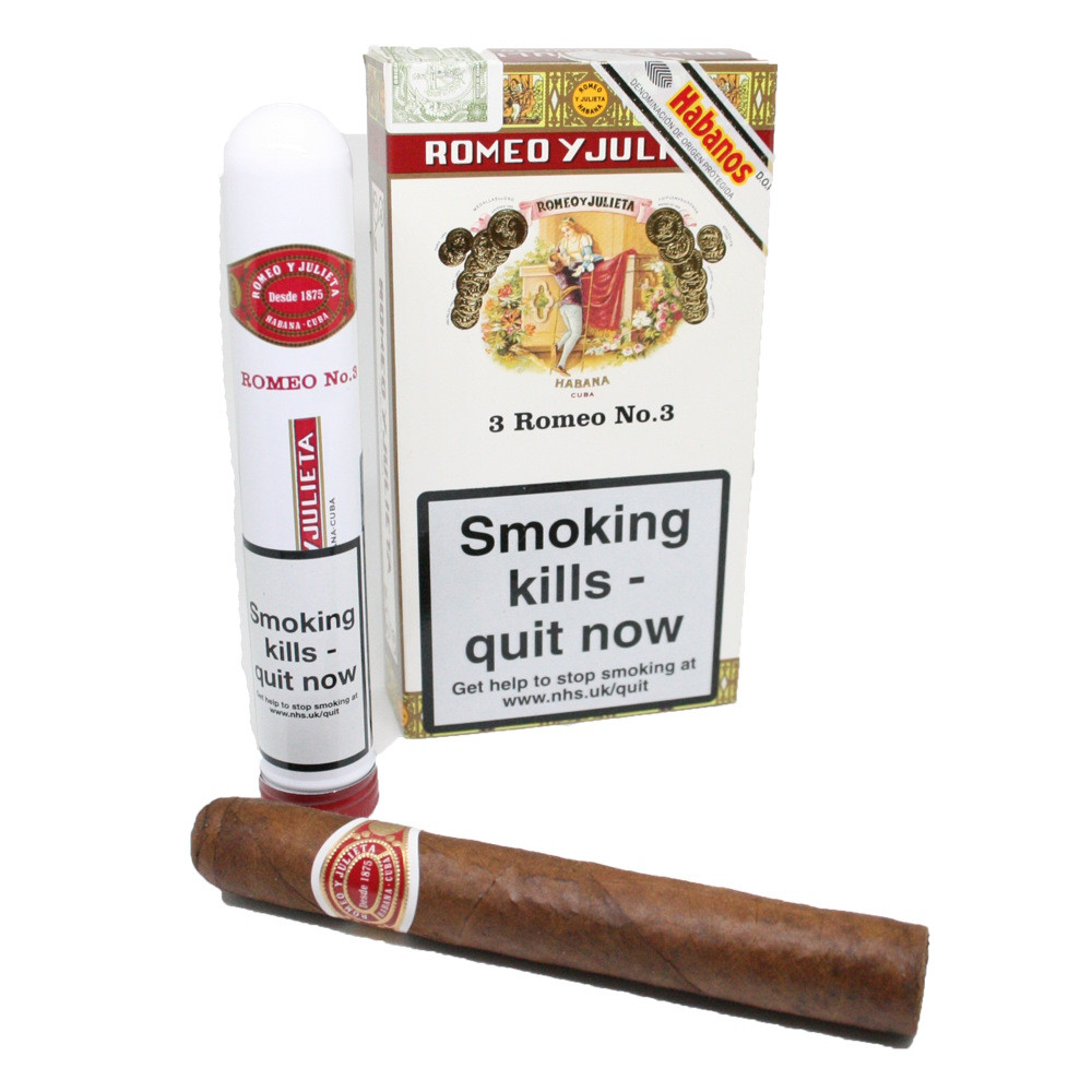 Romeo y Julieta - No3 (Tubed) - 3 Pack