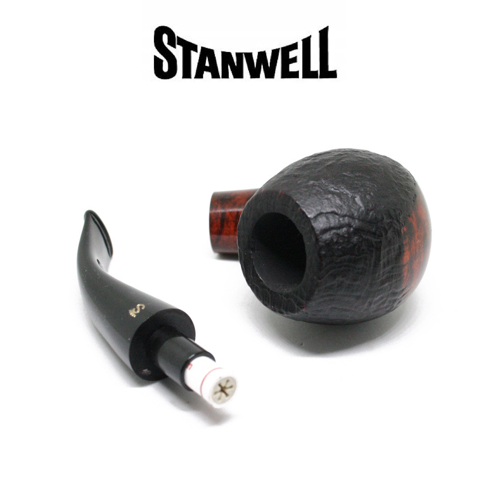 Stanwell - Vario 185 Smooth / Sandblast 9mm Filter Pipe - GQ Tobaccos
