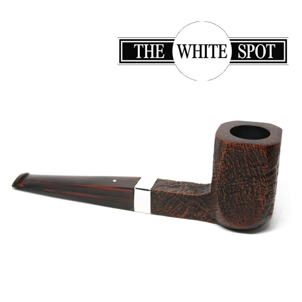 Alfred Dunhill Pipes - Cumberland - Square Panel with Silver Band