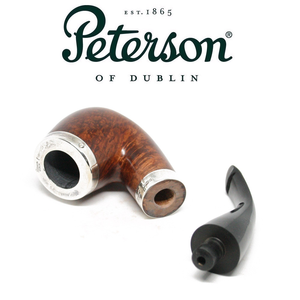 (値下げは不可)PETERSONSTOOP Peterson - XL90 - Smooth - Silver Cap - P Lip - GQ Tobaccos