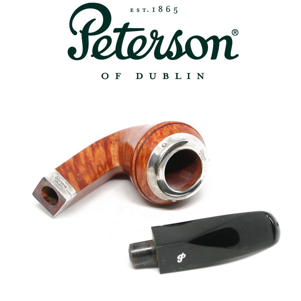Peterson - XL26 (Natural) - Smooth - Silver Cap - P Lip - GQ Tobaccos
