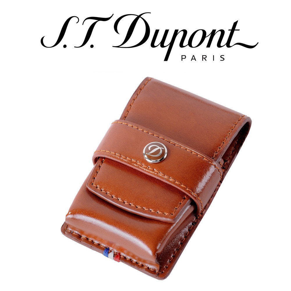 ST Dupont - Line D Lighter Case - Brown Leather - For Ligne 2 - GQ