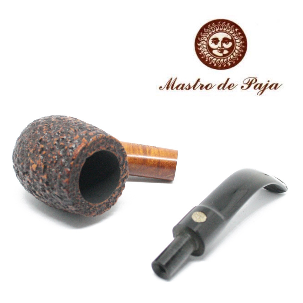 Mastro de Paja - Vintage - Bent Billiard Pipe - GQ Tobaccos