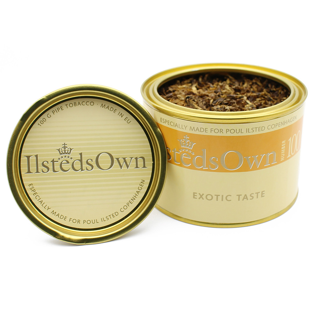 100 grams of tobacco Ilsteds Own - Number 100 (Exotic Taste) - Pipe Tobacco 100g Tin