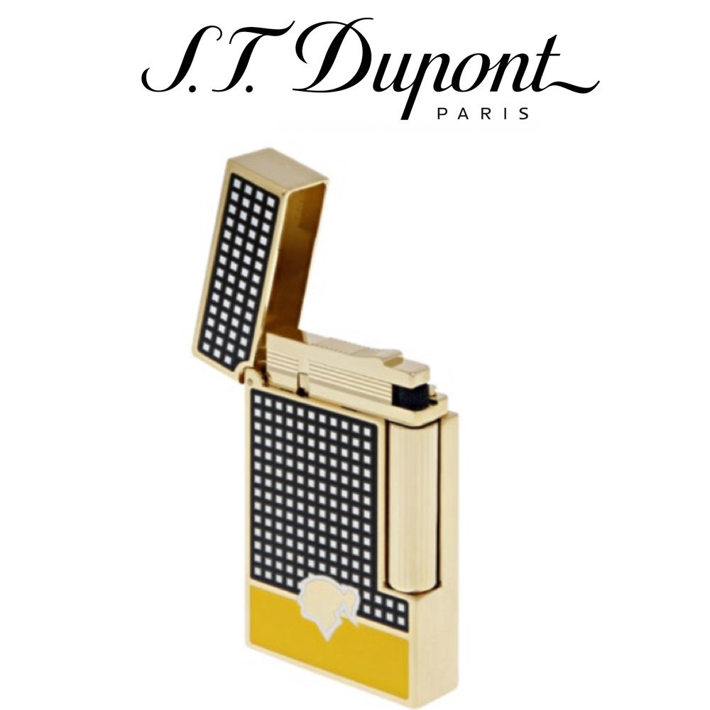 ST Dupont Cohiba Collection - Ligne 2 Black & Yellow Lacquer Soft