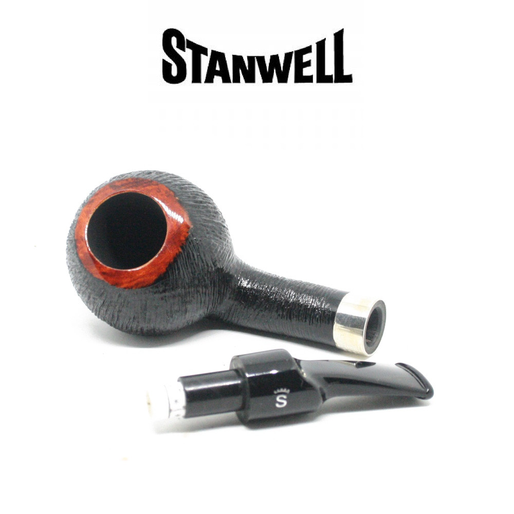 Stanwell - Pipe of the Year 2021 - Brushed Black - 9mm Filter Pipe
