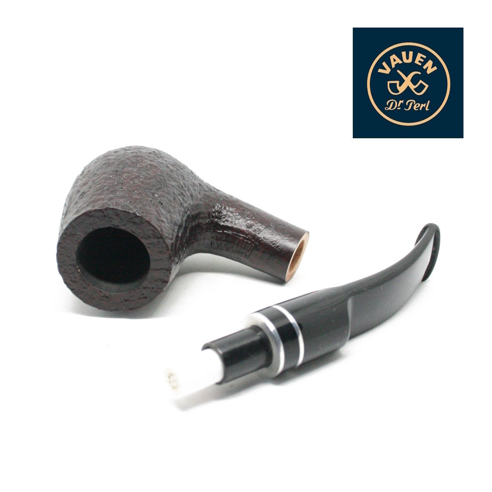 Vauen - Basic - 4300 Semi Bent Billiard - 9mm Filter Pipe - GQ