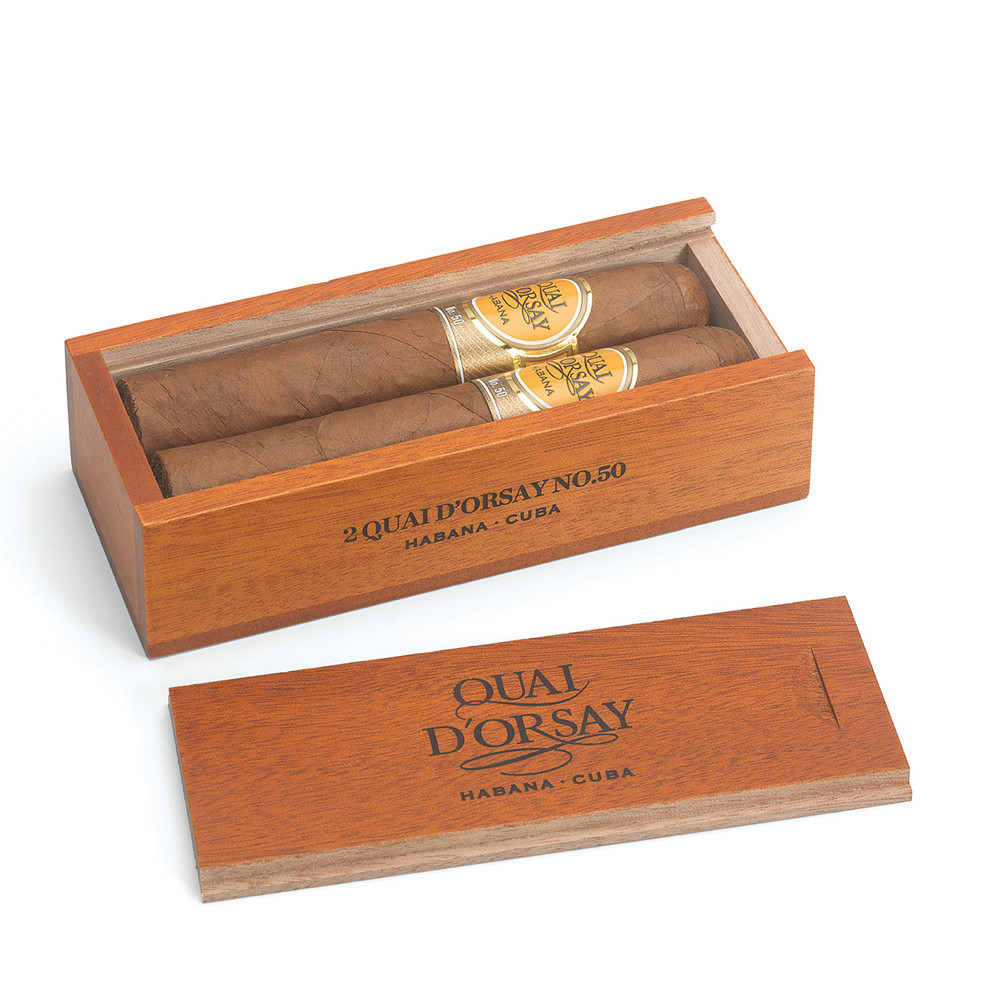 Quai d'Orsay No. 50 - Two Cigar Gift Box (Coffin) - GQ Tobaccos