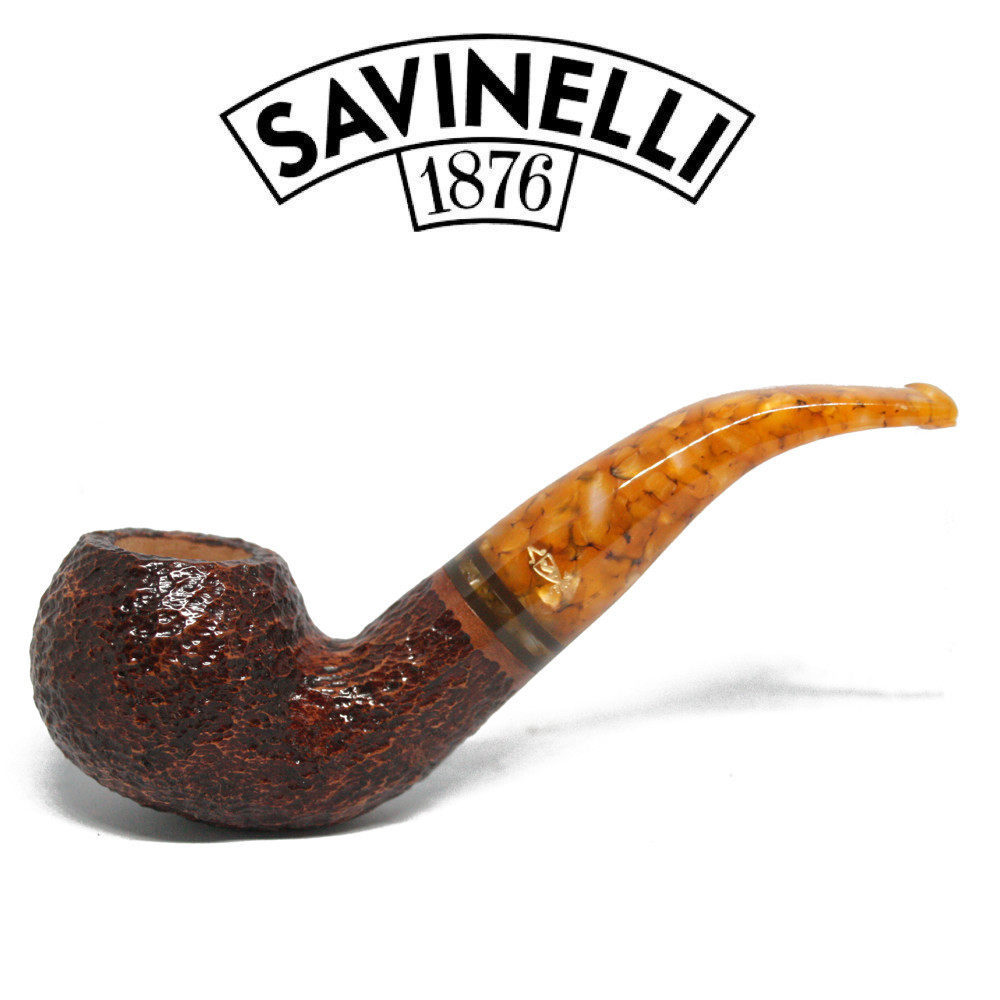 Savinelli - Miele 642 - Rustic Brownblast - 6mm Filter Pipe - GQ