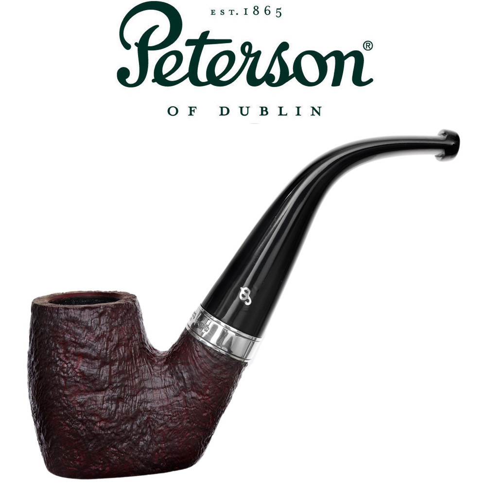 peterson christmas pipe tobacco Pipe: 2025 Rusticated (B10) P-Lip Calabash PETERSON Christmas 2023 Sandblasted 230