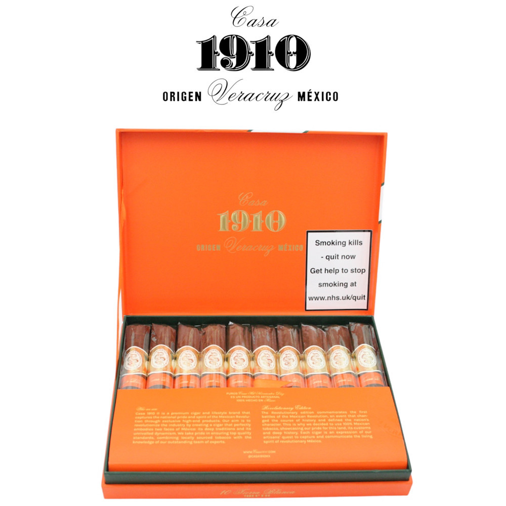 cigarette casa Casa 1910 - Tierra Blanca - Toro - Box of 10