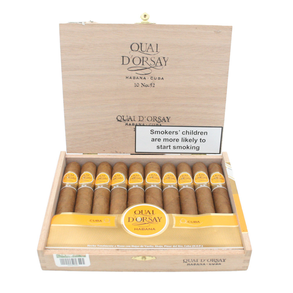 Quai d'Orsay 52 Box of 10 Cigars GQ Tobaccos - Main Image