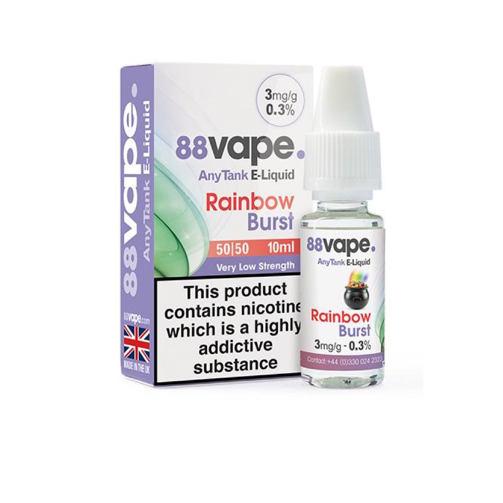 88 Vape - Rainbow Burst E Liquid