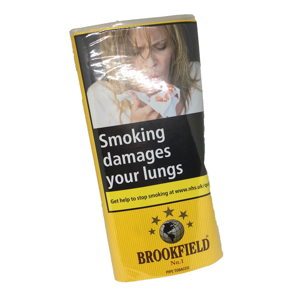 50g pouch tobacco Brookfield Yellow No 1 (Aromatic) - 50g Pouch