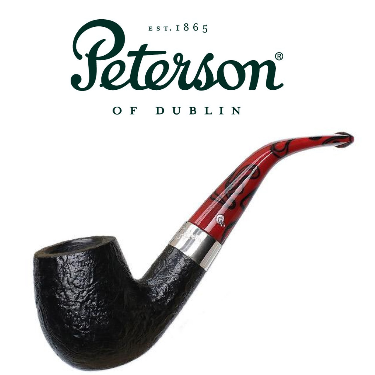 Peterson - Dracula Sandblast 69 - 9mm Filter Pipe - GQ Tobaccos