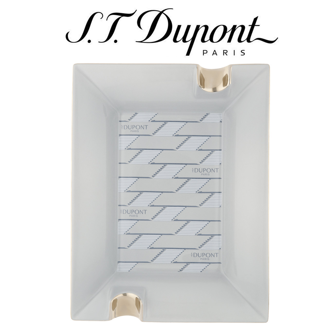 S.T. Dupont - Monogram 1872 - Cigar Ashtray - Grey - GQ Tobaccos