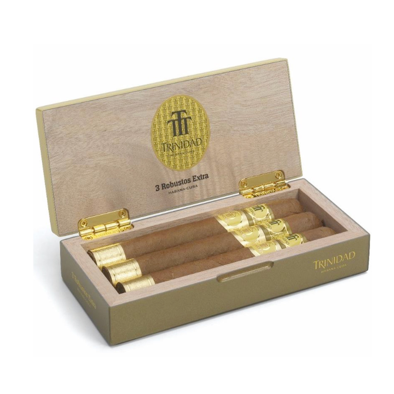 3 in 1 tobacco box Trinidad - Robusto Extra - Gift Pack - Box of 3 Cigars