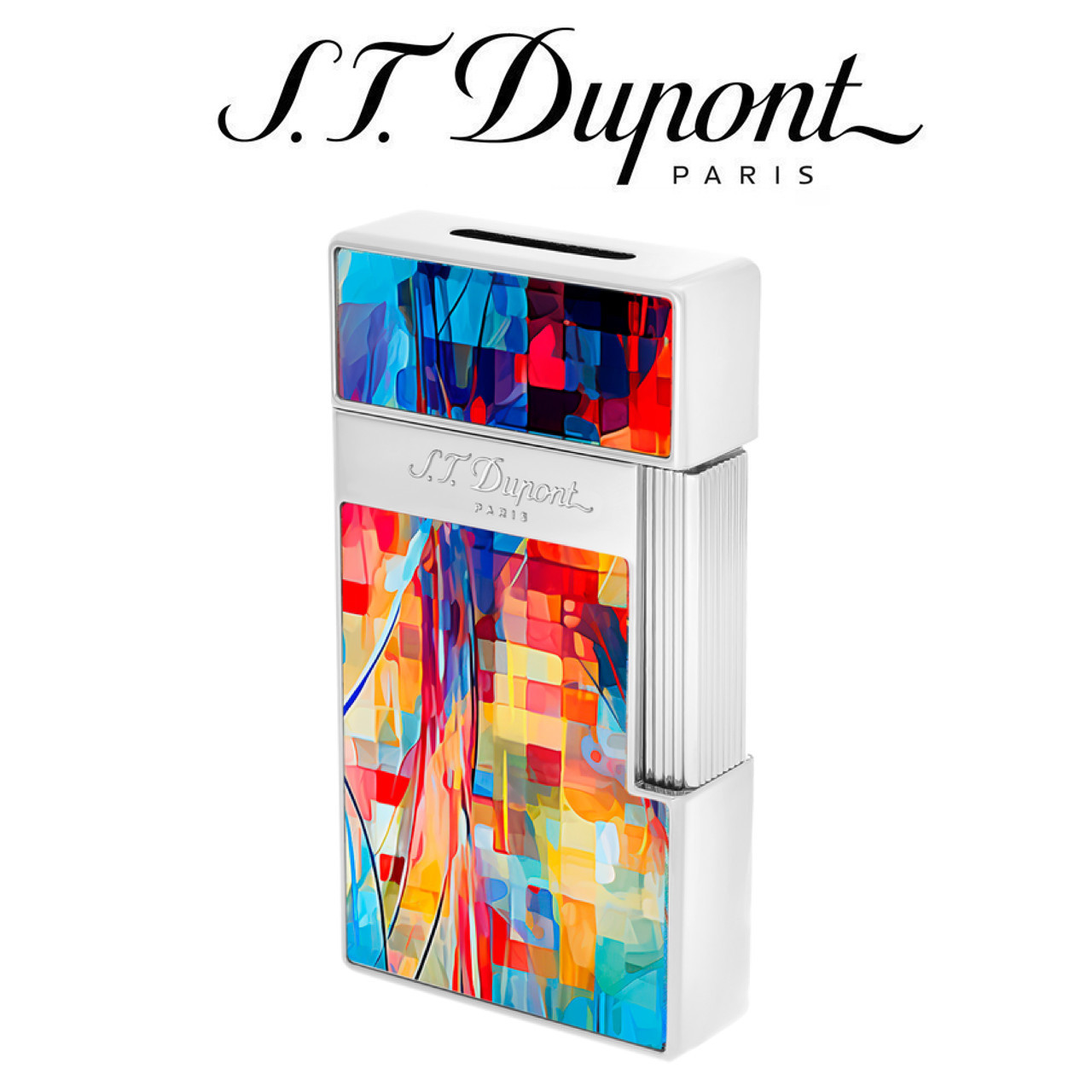 S.T. Dupont アートライター S.T. Dupont - Biggy - Graffiti Multicoloured - Flat Flame Turbo
