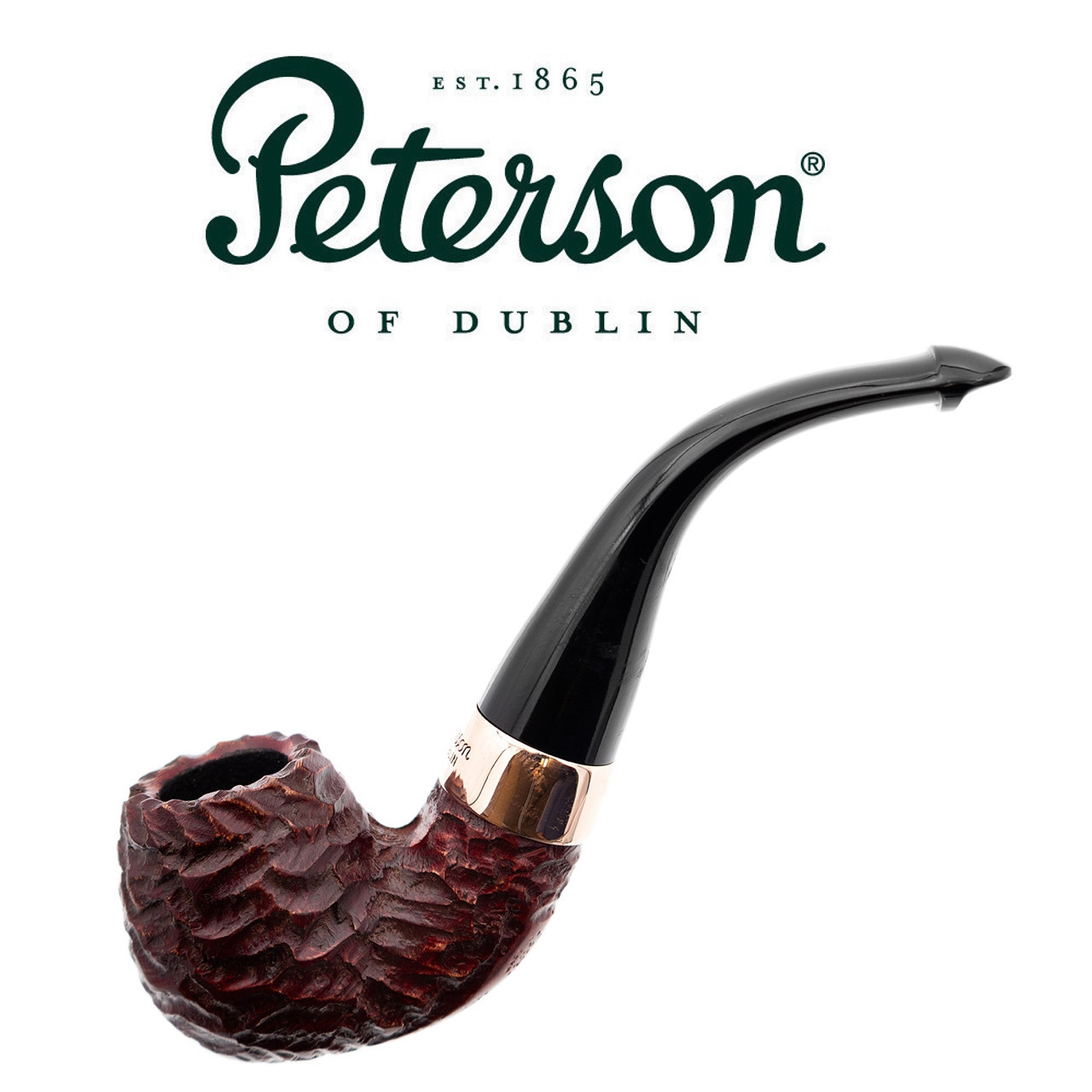christmas pipe tobacco Peterson - Christmas 2025 - 230 - Rustic Copper Mount