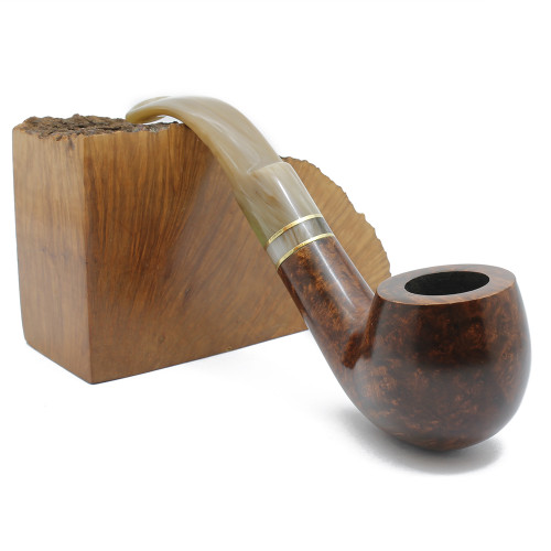 Molina - Horn Small Bent Apple (Brown)