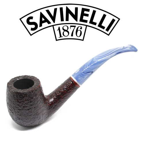 Savinelli - Oceano Rustic - 606 - Bent Billiard - 6mm Filter