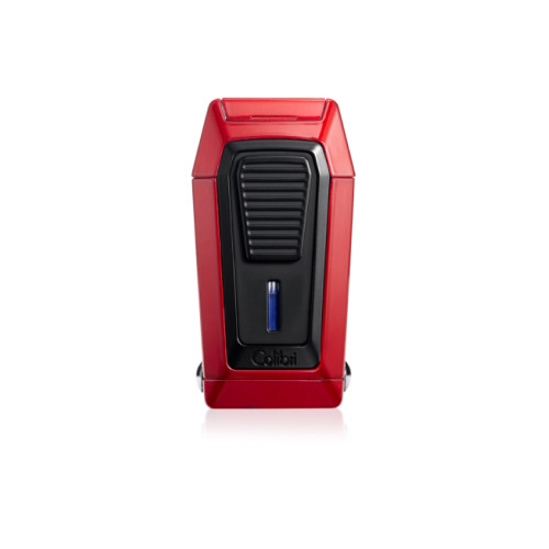Colibri - Quantum - Gotham - Red Triple Jet Lighter with V Cutter