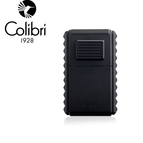 Colibri - Quasar Astoria Tripple Jet Lighter with Cigar Cutter - Black