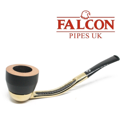 Falcon - Gold Plated  Pipe Set with 2 x  Bowls