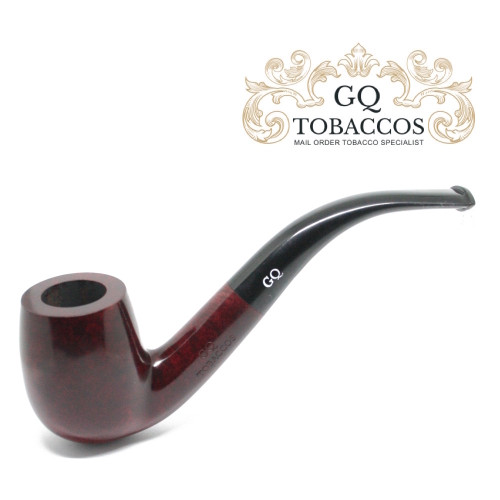 GQ Tobaccos - Auburn Briar - Bent Billiard Pipe