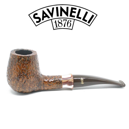 Savinelli -  Caramella Rusticated Pipe - 145 - 6mm Filter