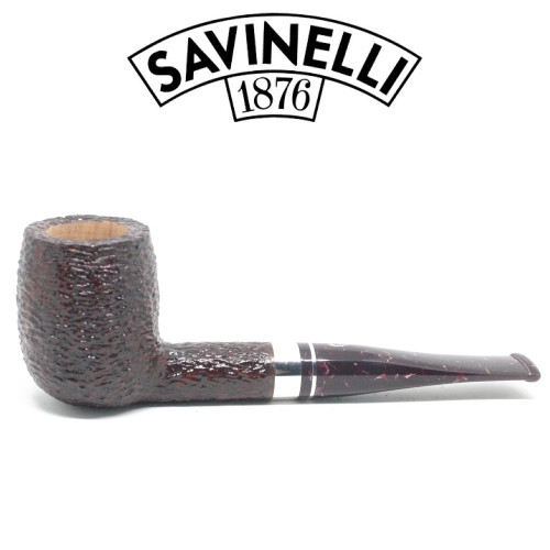 Savinelli - Bacco Rusticated - 128 Pipe - 9mm Filter Savinelli - Bacco Rusticated - 128 Pipe - 9mm Filter