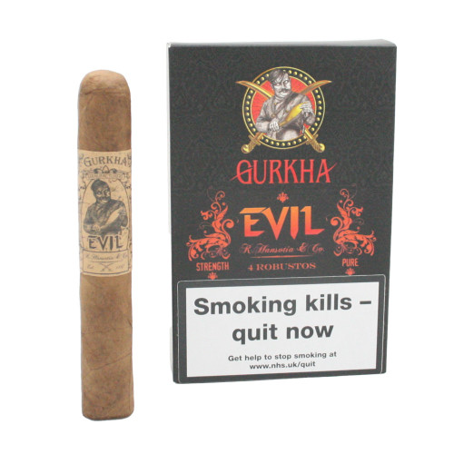 Gurkha - Evil Robusto - Pack of 4 Cigars