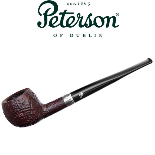 Peterson - Christmas Pipe 2023  - 404 -  Silver band Sandblast Pipe