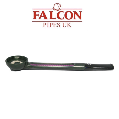 Falcon - Classic Coloured Stem - Green / Purple - Straight